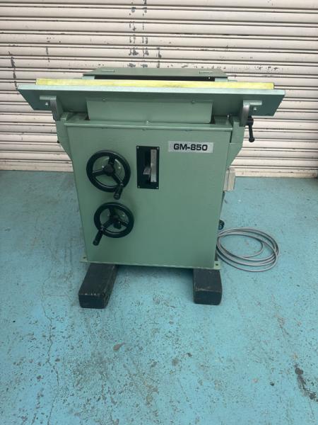 中古 岐阜木工製作所 高速面取仕上盤 GM-850(1) ピーリング、溝