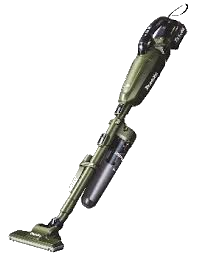 マキタ　40Vmax　2.5Ah　充電式クリーナ　CL001GRDCO　オリーブ　カプセル式　サイクロン付