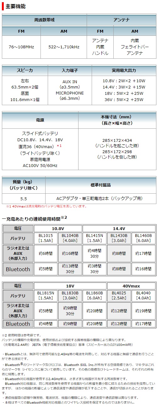 マキタ　40Vmax　充電式LEDワークライト　MR005GZO　オリーブ　本体のみ