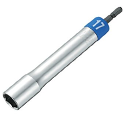 トップ　電動ドリル用アルファソケット　ロングタイプ　17mm