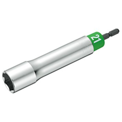 トップ　電動ドリル用アルファソケット　ロングタイプ　21mm