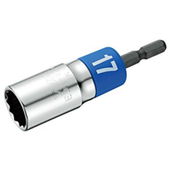 トップ　電動ドリル用アルファ足場クランプソケット　17mm