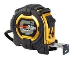 タジマ　　G3ゴールドロック-25　7.5m　尺相当目盛付  G3GL25-75SBL