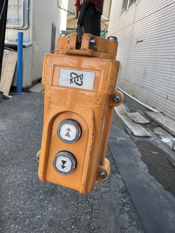 中古　KITO ライトクレーン　HB型　ABUS 240kg H鋼取り付け対応　レール長さ7.8m