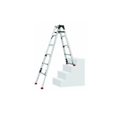ピカ　四脚アジャスト式はしご兼用脚立　上部操作タイプ　階段用　SCN