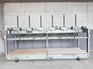 タカギ 木工機械　プレス 4200x1220-6枚盤!　手締め操作もできるプレス　半自動プレス機　4m