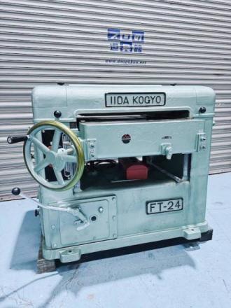 《動画あり》中古木工機械　幅広600mm 自動一面かんな盤　飯田工業　FT-24