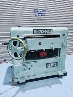 《動画あり》中古木工機械　幅広600mm 自動一面かんな盤　飯田工業　FT-24