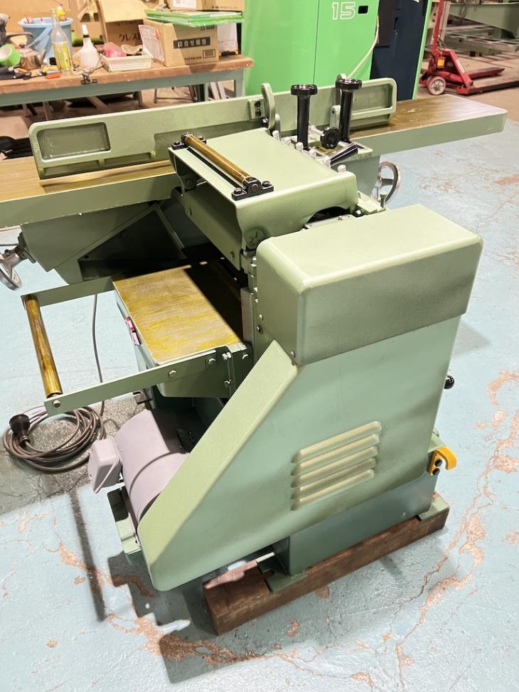 西野製作所 二種兼用機 SA-50 万能機 自動鉋盤 手押し鉋盤 厚刃2枚刃仕様 三相200V