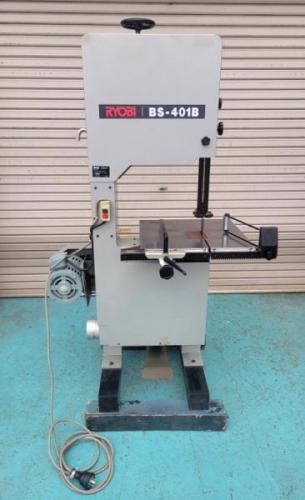 中古　リョービ　バンドソー　BS-401B ※ゴム付ホイール仕様
