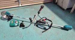 中古　マキタ　18V充電式草刈機　MUR190UDRG　