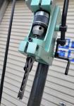 中古　日立 造作角ノミ BS15Y/木工用ドリル BUW-SH3  ※キャスター付架台付属