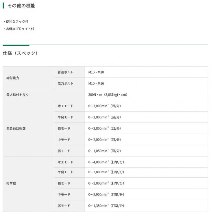 HiKOKI　36V　2.5Ah　コードレスインパクトレンチ　WR36DC(2XP)