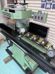 日立工機　中古　刃物研磨機　UR-500A　チューブ・スタンドライト・カーテン・スプラッシュガード交換済み