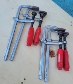 中古 バクマ F型クランプ 4本